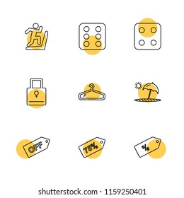 9 Web Icon set