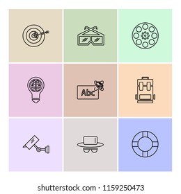 9 Web Icon set