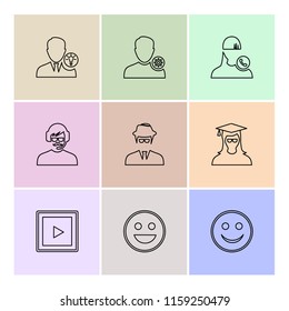 9 Web Icon set