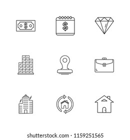 9 Web Icon set