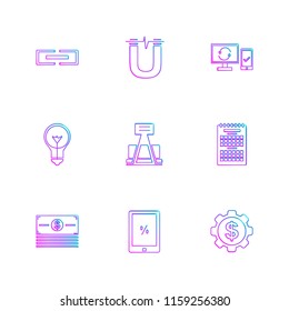 9 Web Icon set