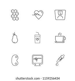 9 Web Icon set