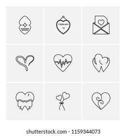 9 Web Icon set