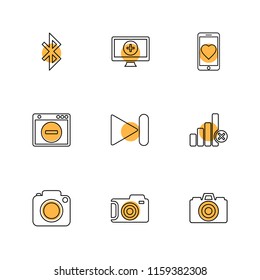 9 Web Icon set