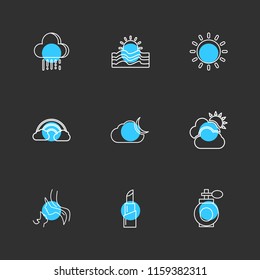 9 Web Icon set