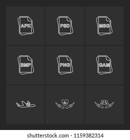 9 Web Icon set