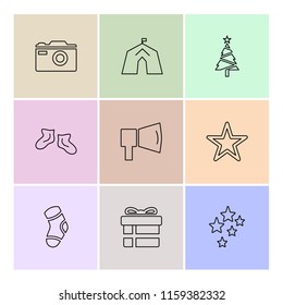 9 Web Icon set