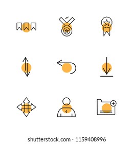 9 Web Icon set