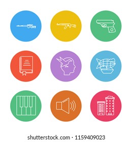 9 Web Icon set