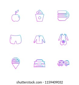 9 Web Icon set