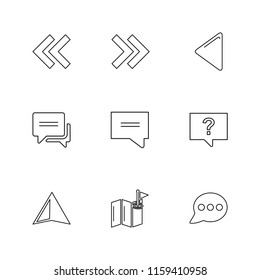9 Web Icon set