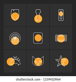 9 Web Icon set