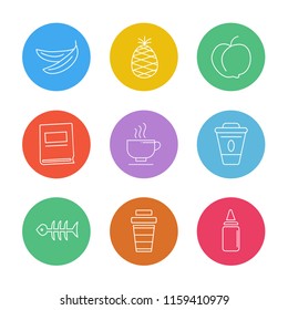 9 Web Icon set