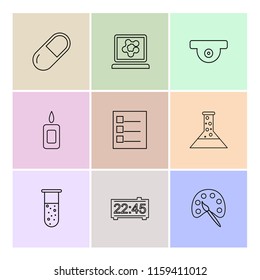 9 Web Icon set
