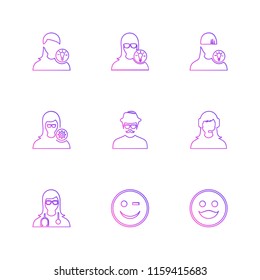 9 Web Icon set