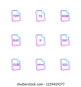 9 Web Icon set
