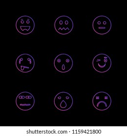 9 Web Icon set