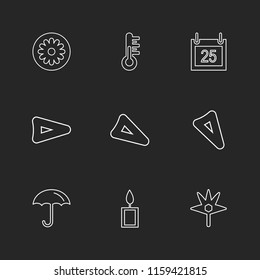 9 Web Icon set