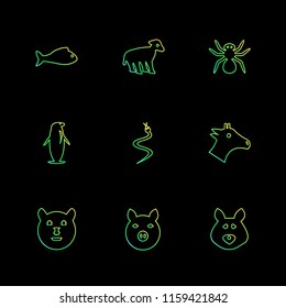 9 Web Icon set