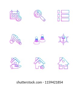 9 Web Icon set