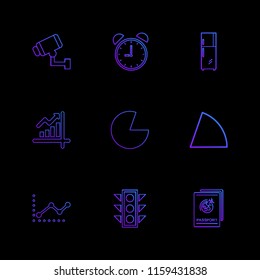9 Web Icon set