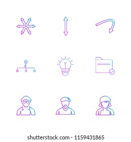 9 Web Icon set