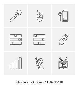 9 Web Icon set