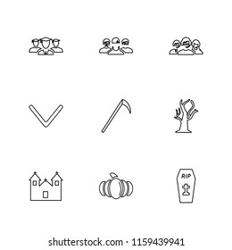 9 Web Icon set