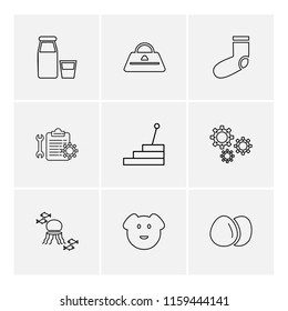 9 Web Icon set
