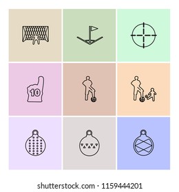 9 Web Icon set