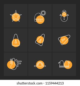 9 Web Icon set