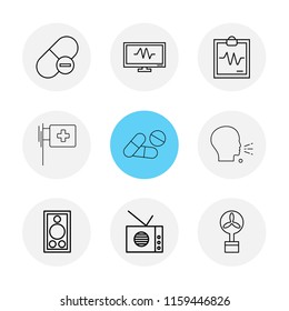 9 Web Icon set
