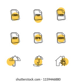 9 Web Icon set