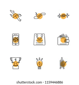 9 Web Icon set