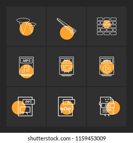 9 Web Icon set