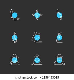 9 Web Icon set