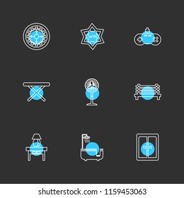 9 Web Icon set