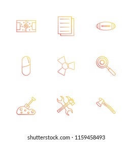 9 Web Icon set