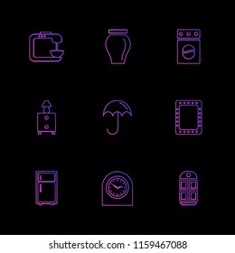 9 Web Icon set