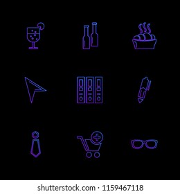 9 Web Icon set