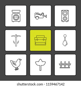 9 Web Icon set