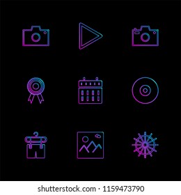 9 Web Icon set