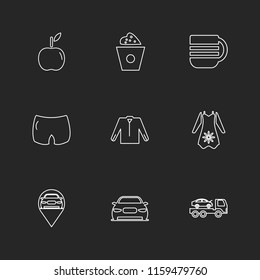9 Web Icon set