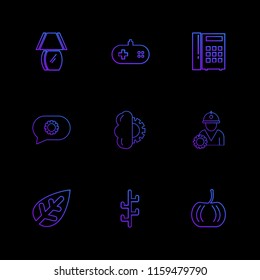 9 Web Icon set