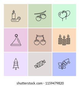 9 Web Icon set