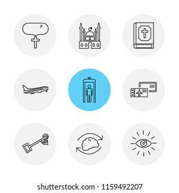 9 Web Icon set