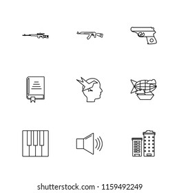 9 Web Icon set
