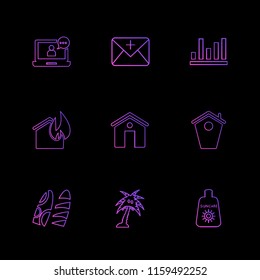 9 Web Icon set
