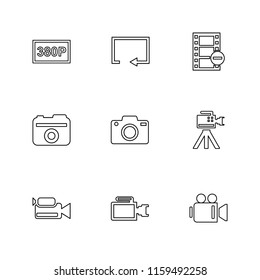 9 Web Icon set