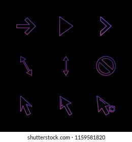 9 Web Icon set